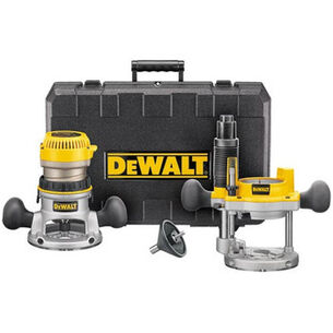 WOODWORKING TOOLS | Dewalt 1-3/4 HP  Fixed Base and Plunge Router Combo Kit - DW616PK