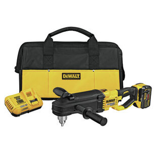 REMODELING TOOLS | Dewalt FLEXVOLT 60V MAX Lithium-Ion In-Line 1/2 in. Cordless Stud and Joist Drill Kit with E-Clutch System (9 Ah) - DCD470X1