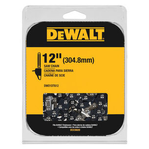 OUTDOOR TOOLS AND EQUIPMENT | Dewalt 12 in. Chainsaw Replacement Chain - DWO1DT612