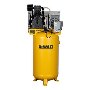 MADE IN USA | Dewalt 7.5 HP 80 Gallon Oil-Lube Stationary Air Compressor with Baldor Motor - DXCMV7518075