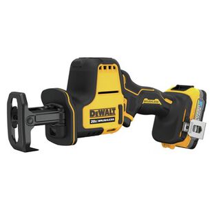 SAWS | Dewalt 20V MAX Brushless Lithium-Ion Cordless ATOMIC One-Handed Reciprocating Saw Kit (1.7 Ah) - DCS369E1