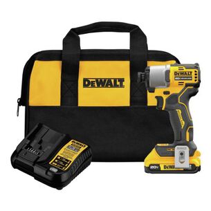 IMPACT DRIVERS | Dewalt DCF840D1 20V MAX Brushless Lithium-Ion 1/4 in. Cordless Impact Driver Kit (2 Ah)