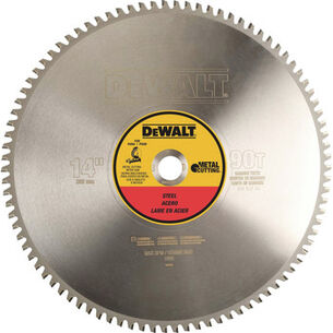 BLADES | Dewalt 14 in. 90T Light Gauge Ferrous Metal Cutting Saw Blade - DWA7745