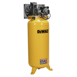 MADE IN USA | Dewalt 3.7 HP Single-Stage 60 Gallon Oil-Lube Stationary Vertical Air Compressor - DXCM602