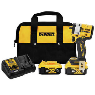 IMPACT WRENCHES | Dewalt DCF923P2 ATOMIC 20V MAX Brushless Lithium-Ion 3/8 in. Cordless Impact Wrench with Hog Ring Anvil Kit with 2 Batteries (5 Ah)
