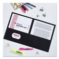 July Member-Exclusive Offer Save 10% off on One Item | Avery 47988 40 Sheet Capacity 11 in. x 8.5 in. Two-Pocket Folder - Black (25/Box) image number 4