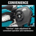 Chainsaws | Makita XCU14SR1 18V LXT Brushless Lithium‑Ion Cordless 6 in. Pruning Saw Kit (2 Ah) image number 8