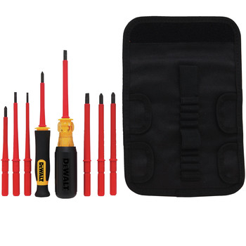 HAND TOOLS | Dewalt 8 Piece Vinyl Grip Insulated Screwdriver Set - DWHT66417