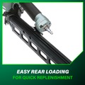 Air Framing Nailers | Metabo HPT NR83A5(S)M 21-Degree 3-1/4 in. Plastic Collated Round Head Framing Nailer Without Depth Adjustment image number 6