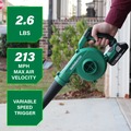 Handheld Blowers | Metabo HPT RB18DCQ4M MultiVolt 18V Lithium-Ion Cordless Compact Blower (Tool Only) image number 2
