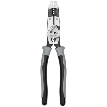 CUTTING PLIERS | Klein Tools 8.98 in. Hybrid Pliers with Crimper - J2159CRTP