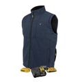 Heated Gear | Dewalt DCHV089D1-S Men's Heated Soft Shell Vest with Sherpa Lining - Small, Navy image number 0