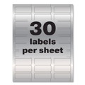 July Member-Exclusive Offer Save 10% off on One Item | Avery 61524 PermaTrack 0.75 in. x 2 in. Laser Printers Asset Tag Labels - Metallic Silver (240/Pack) image number 8