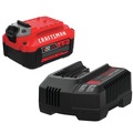 Battery and Charger Starter Kits | Factory Reconditioned Craftsman CMCB204-CKR V20 4 Ah Lithium-Ion Battery and Charger Starter Kit image number 0