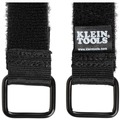 Ropes and Ties | Klein Tools 450-600 6-Piece 6 in. / 8 in. / 14 in. Hook and Loop Cinch Strap Cable Tie Set - Black image number 3