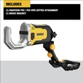 Grinding, Sanding, Polishing Accessories | Dewalt DWAPVCIR IMPACT CONNECT PVC/PEX Pipe Cutter Attachment image number 7