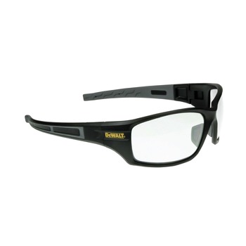 SAFETY GLASSES | Dewalt (12/Carton) Auger Safety Glasses - Black Frame/Clear Lens - DPG101-1D