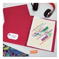 July Member-Exclusive Offer Save 10% off on One Item | Avery 47979 0.5 in. Capacity 11 in. x 8.5 in. Prong Fastener Two-Pocket Folder - Red (25/Box) image number 4