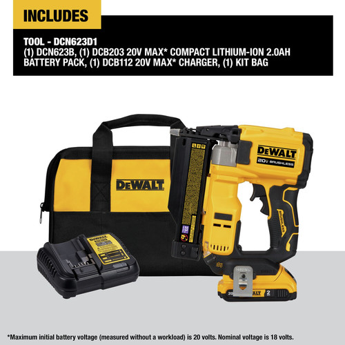 Dewalt cordless nail gun home hot sale depot