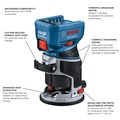 Power Tools | Bosch GKF18V-25N 18V Brushless Lithium-Ion Cordless Colt Palm Router (Tool Only) image number 7