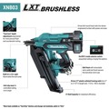 Framing Nailers | Makita XNB03M1 18V LXT Brushless Lithium-Ion 21-Degrees Full Round Head 3-1/2 in. Cordless Framing Nailer Kit (4 Ah) image number 5