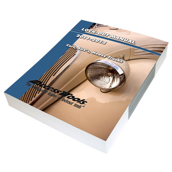 AUTO MAINTENANCE | Access Tools Car Opening Manual - MS