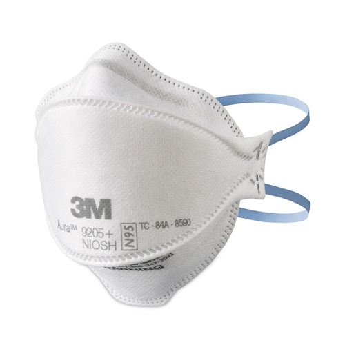 July Member-Exclusive Offer Save 10% off on One Item | 3M 9205PH-20-DC Aura 9205 Plus N95 Particulate Respirator - One Size Fits All (20/Pack) image number 0