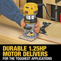 Compact Routers | Dewalt DWP611 110V 7 Amp 1-1/4 HP Variable Speed Max Torque Corded Compact Router image number 7
