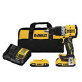 Dewalt DCD805D2 20V MAX XR Brushless Lithium-Ion 1/2 in. Cordless Hammer Drill Driver Kit with 2 Batteries (2 Ah) image number 0