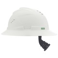 Hard Hats | MSA 10215828 V-Gard C1 Fas-Trac III Full Brim Vented Hard Hat - White image number 3