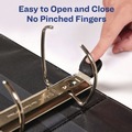 July Member-Exclusive Offer Save 10% off on One Item | Avery 79994 3 Locking One Touch EZD Rings 4 in. Capacity 11 in. x 8.5 in. Heavy-Duty Non-View Binder with DuraHinge and Spine Label - Black image number 3