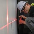 Laser Levels | Klein Tools 93LCLS Self-Leveling Class II (&le; 1mW) Laser Level with Bright Red Cross Lines and Plumb Spot, Magnetic and Ceiling Clamp Mounting image number 9