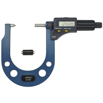 PRODUCTS | Fowler 0.3 - 1.7 in. Extended Range Electronic Disc Brake Micrometer - 74-860-434