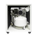 Portable Air Compressors | California Air Tools CAT-8010DSPCAD 1 HP 8 Gallon Ultra Quiet and Oil-Free Dolly Air Compressor with Sound Proof Cabinet, Air Dryer and Auto Drain image number 1