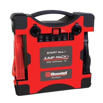 PRODUCTS | GOODALL MANUFACTURING 12V 5000 Amp Start-All Corded Jump Pack - JP-12-5000T