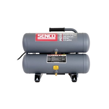 PRODUCTS | SENCO 2.5 HP 4.3 Gallon Oil-Lube Twin Stack Air Compressor - PC1131