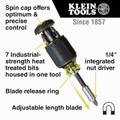 Screwdrivers | Klein Tools 32308 8-in-1 Multi-Bit Adjustable Magnetic Stubby Impact-Rated Screwdriver image number 1