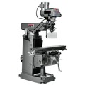 Milling Machines | JET JT9-690234 JTM-1050VS2 Variable Speed Milling Machine with 3-Axis Newall DP700 DRO with XYZ-Axis Powerfeeds and Power Draw Bar image number 2