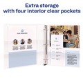 July Member-Exclusive Offer Save 10% off on One Item | Avery 79199 11 in. x 8.5 in. 1 in. Capacity 3 Rings Heavy-Duty View Binder with DuraHinge and One Touch EZD Rings - White image number 7