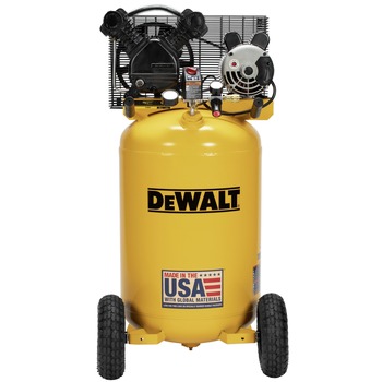 Dewalt 1.6 HP 30 Gallon 155 Max PSI 6.2 SCFM @ 40 PSI 5.3 SCFM @ 90 PSI Single-Stage Oil-Lube Electric Portable Vertical Air Compressor - DXCM301