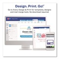 July Member-Exclusive Offer Save 10% off on One Item | Avery 08520 4.25 in. x 6 in. Top Load Lanyard-Style Badge Holder with Laser/Inkjet Inserts - White (25/Pack) image number 5
