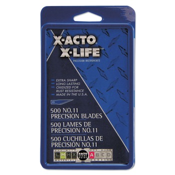 OSCILLATING TOOL ACCESSORIES | X-ACTO No. 11 Bulk Pack Blades for X-Acto Knives (500/Box) - X511