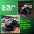 Angle Grinders | Metabo HPT 646614420 11 Amp W 1100-125 4.5/5 in. Angle Grinder image number 6