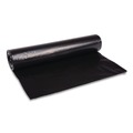  | Boardwalk H8048EKKR01 40 in. x 48 in. 45 gal. 1 mil Recycled Low-Density Polyethylene Can Liners - Black (100/Carton) image number 2