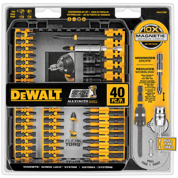 DRILL ACCESSORIES | Dewalt 40-Piece Impact Ready Screwdriving Bit Set - DWA2T40IR