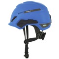 Hard Hats | MSA 10194785 V-Gard Fas-Trac III Pivot Trivent ANSI EN12492 H1 Safety Helmet - Blue image number 3