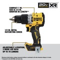 Combo Kits | Factory Reconditioned Dewalt DCK449E1P1R 20V MAX Lithium-Ion Cordless 4-Tool Combo Kit with 2 Batteries (1.7 Ah/5 Ah) image number 2