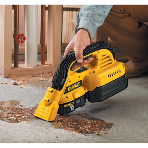Dewalt 18V Cordless 1 2 Gallon Wet Dry Portable Vacuum DC515K