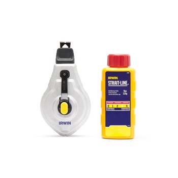 Irwin Strait-Line Mach 6 100 ft. Chalk Reel With Red Chalk - IWHT48445RC