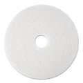  | 3M 4100-20 20 in. Low-Speed Super Polishing Floor Pads - White (5/Carton) image number 0